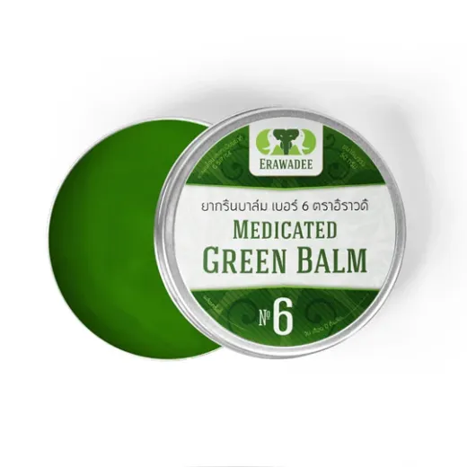 Тайский зеленый бальзам Охлаждающий Green Balm 90 гр