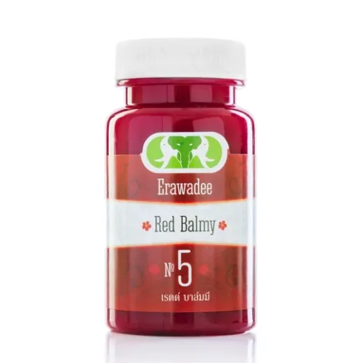 Тайский красный согревающий бальзам для тела Red Balm