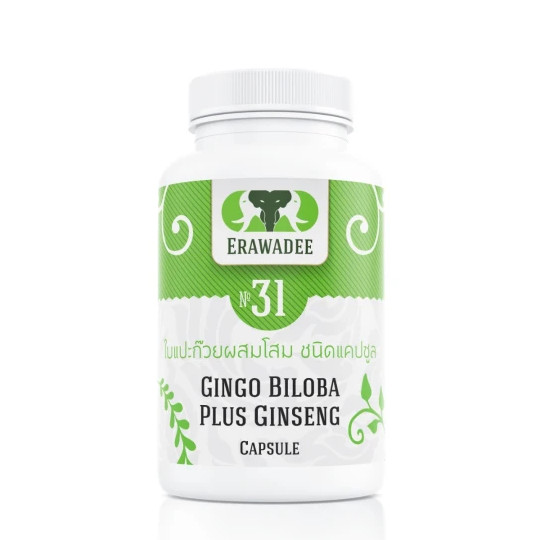 Гинкго Билоба с Женьшенем - Тайские капсулы для сосудов мозга